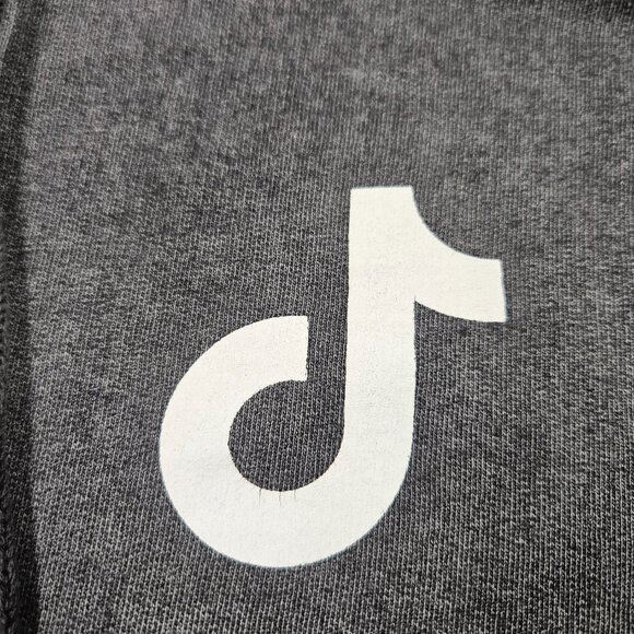 TikTok Creator Gray Acid Wash Pullover Hoodie Lane Seven Adult Large Cotton - Picture 3 of 11